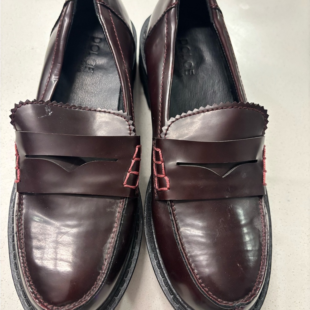 Burgundy Women’s Loafers